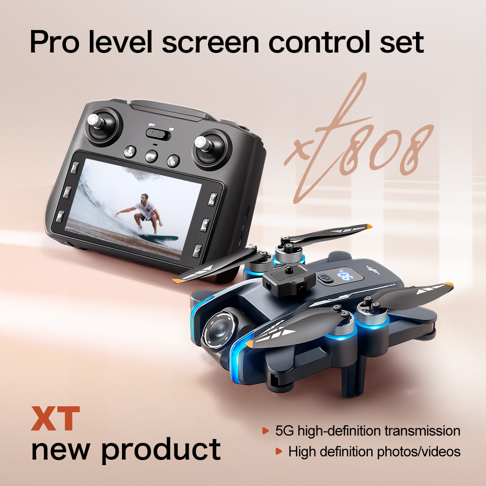 Dron RC Plegable Original XT80 - Fpv Brushless Rc Drone 4K reseña y precio
