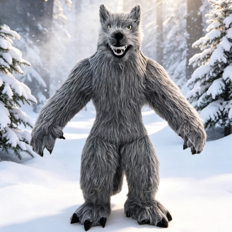 Disfraz de Mascota de Lobo Gri - Dolls reseña y precio