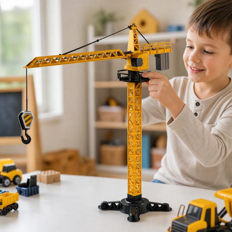 Juguete de grúa torre, modelo  - Educational Toys reseña y precio